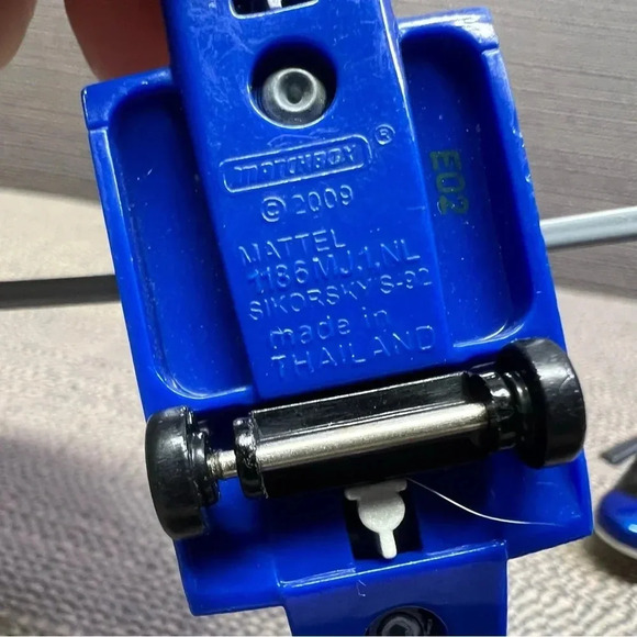 Two Piece Police Helicopter Lot Matchbox And Takara - Picture 3 of 5